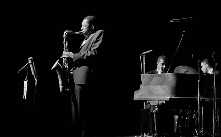 John Coltrane on sax
