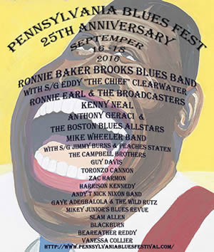 2016 PA Blues Fest poster