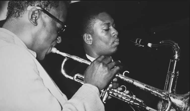 Miles Davis and John Coltrane